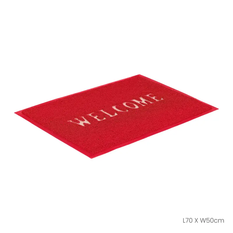 Floor Mat 50X70cm Welcome 3A Red (Hfh7053-Red) 1