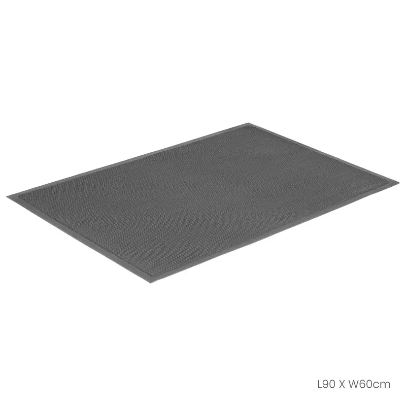 Floor Mat 60X90cm Nami Plain Grey (Hfh7038-Gry) 1
