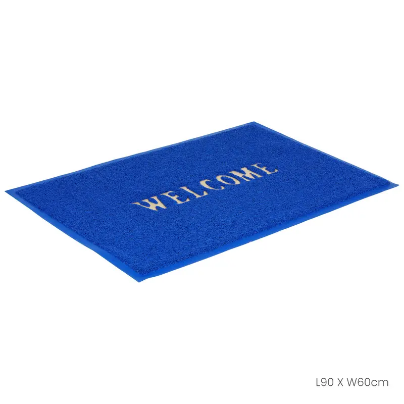 Floor Mat 60X90cm Welcome 3A Blue (Hfh7054-Blu) 1