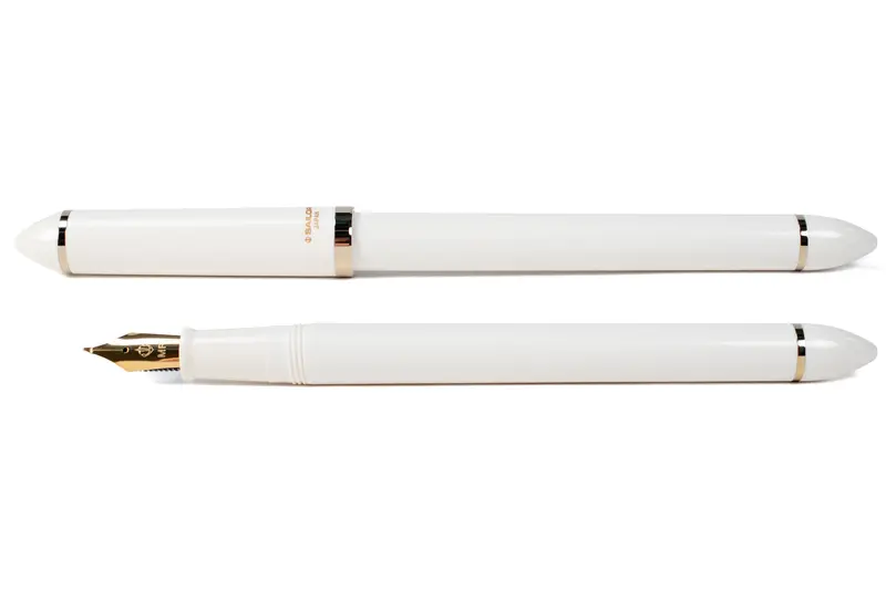 Fude De Mannen Fountain Pen, White (40°) 1