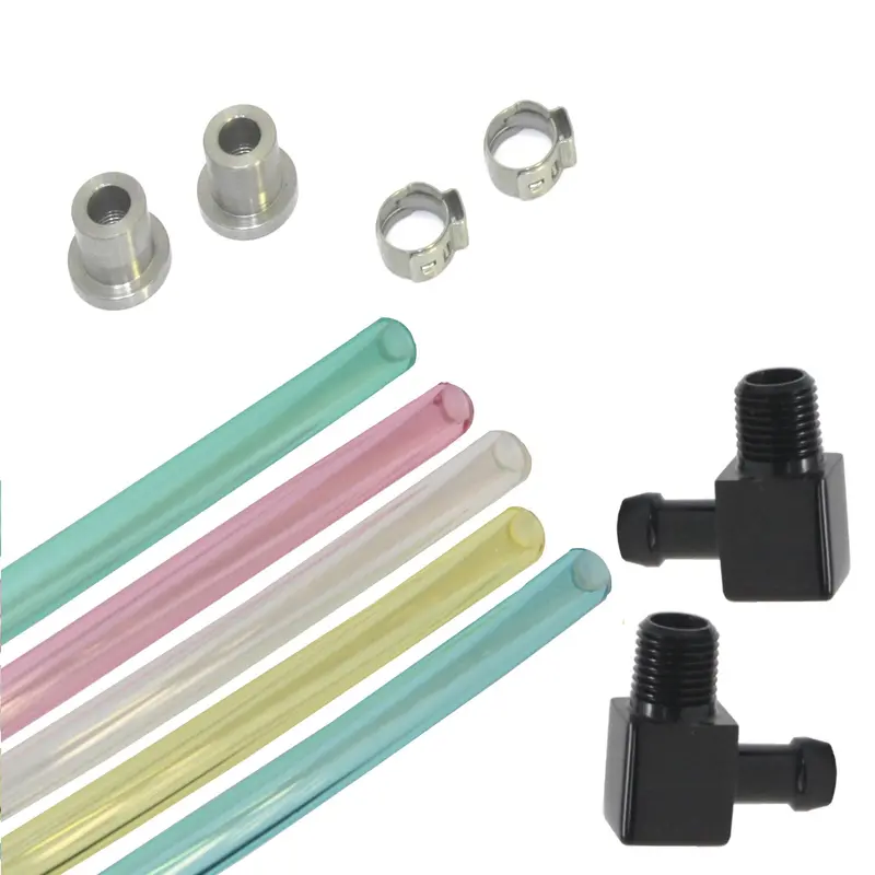 Fuel Sight Gauge Kit With Black Elbow Fittings 1