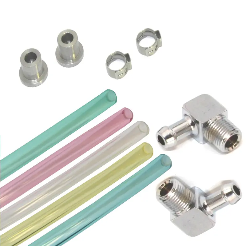 Fuel Sight Gauge Kit With Chrome Elbow Fittings 1