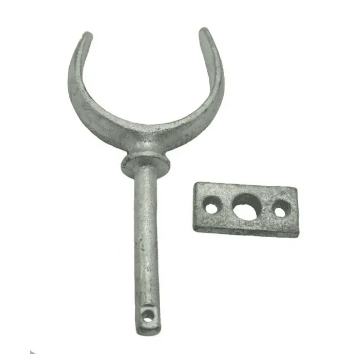 Galvanised Rowing Rowlock With Plate 50Mm -56Mm - 61Mm Each 1