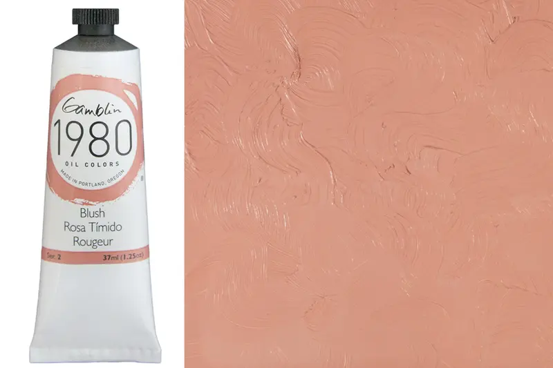 Gamblin 1980 Oil Colors, 37 Ml, Blush 1