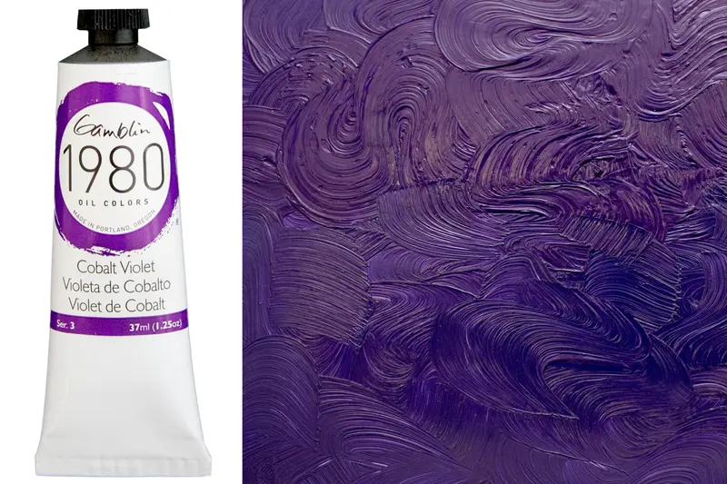 Gamblin 1980 Oil Colors, 37 Ml, Cobalt Violet 1