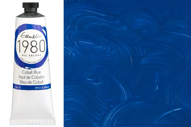 Gamblin 1980 Oil Colors, Cobalt Blue 1