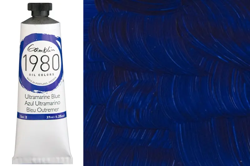 Gamblin 1980 Oil Colors, Ultramarine Blue 1