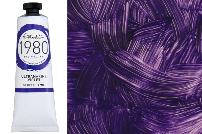 Gamblin 1980 Oil Colors, Ultramarine Violet 1