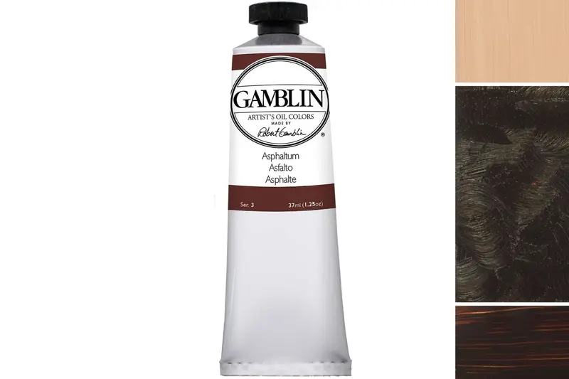 Gamblin Artist's Oil Colors, Asphaltum 1