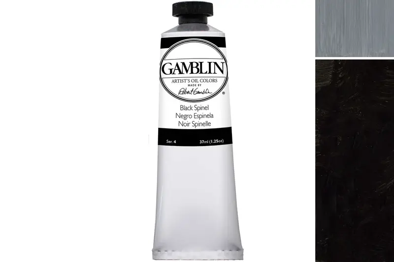 Gamblin Artist's Oil Colors, Black Spinel 1
