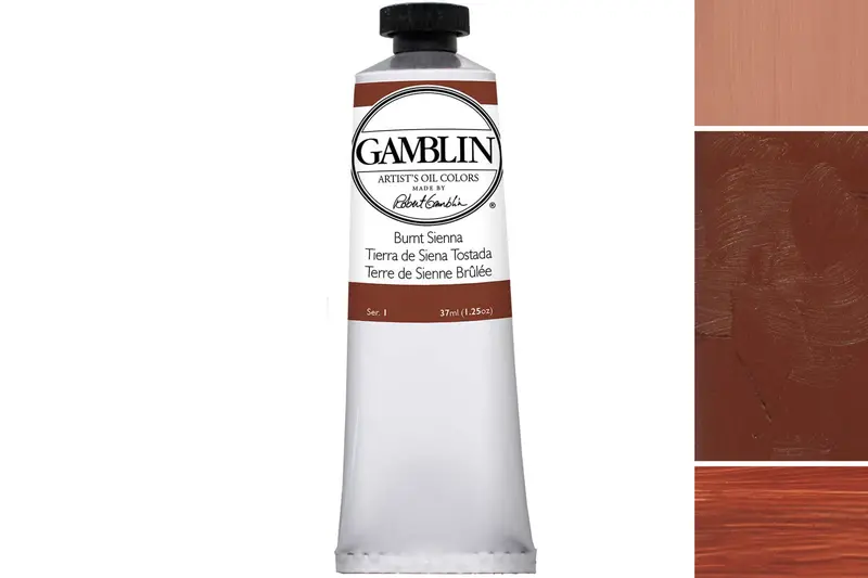 Gamblin Artist's Oil Colors, Burnt Sienna 1