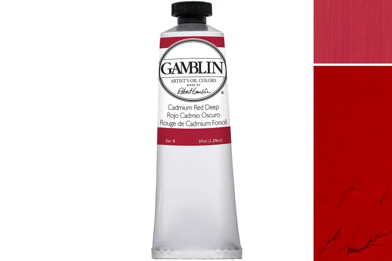 Gamblin Artist's Oil Colors, Cadmium Red Deep 1