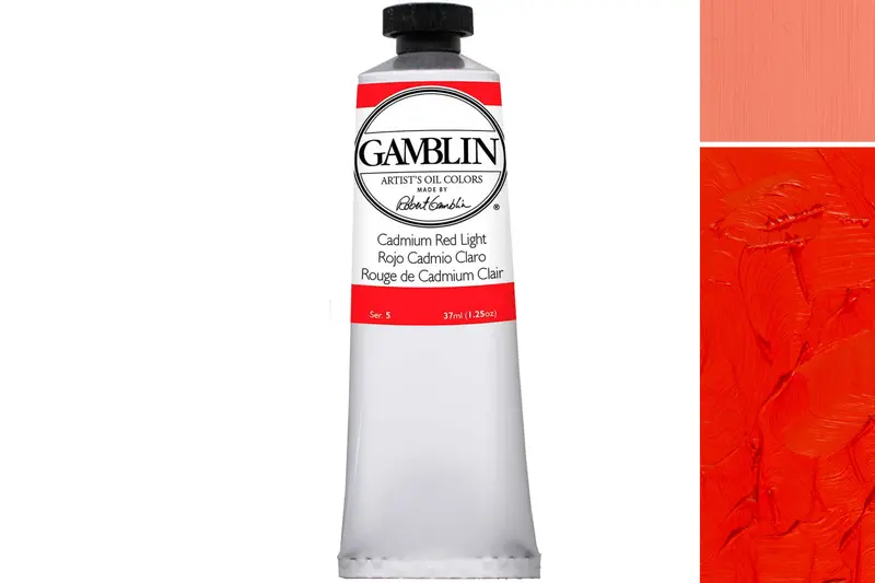 Gamblin Artist's Oil Colors, Cadmium Red Light 1