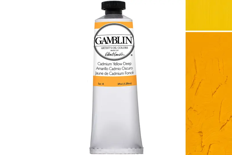 Gamblin Artist's Oil Colors, Cadmium Yellow Deep 1