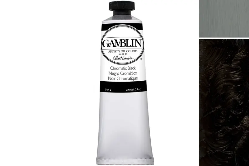 Gamblin Artist's Oil Colors, Chromatic Black 1