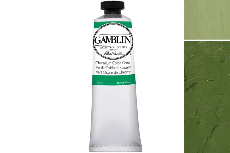 Gamblin Artist's Oil Colors, Chromium Oxide Green 1