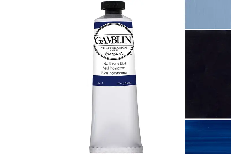 Gamblin Artist's Oil Colors, Indanthrone Blue 1