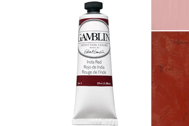 Gamblin Artist's Oil Colors, India Red 1