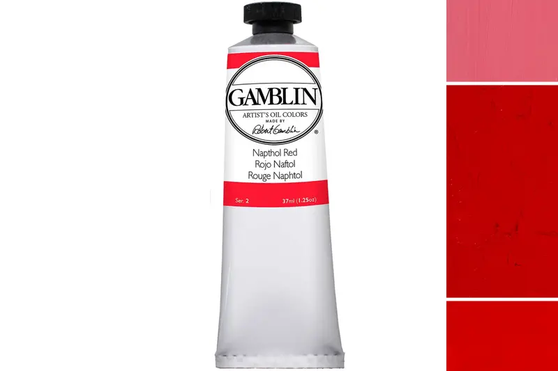 Gamblin Artist's Oil Colors, Naphthol Red 1