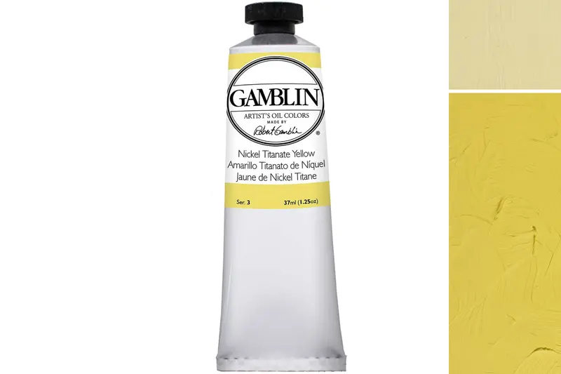 Gamblin Artist's Oil Colors, Nickel Titanate Yellow 1