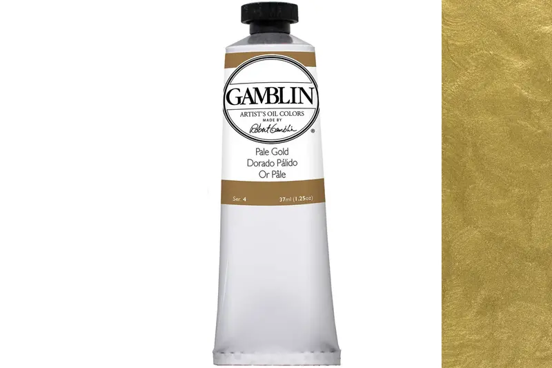 Gamblin Artist's Oil Colors, Pale Gold 1