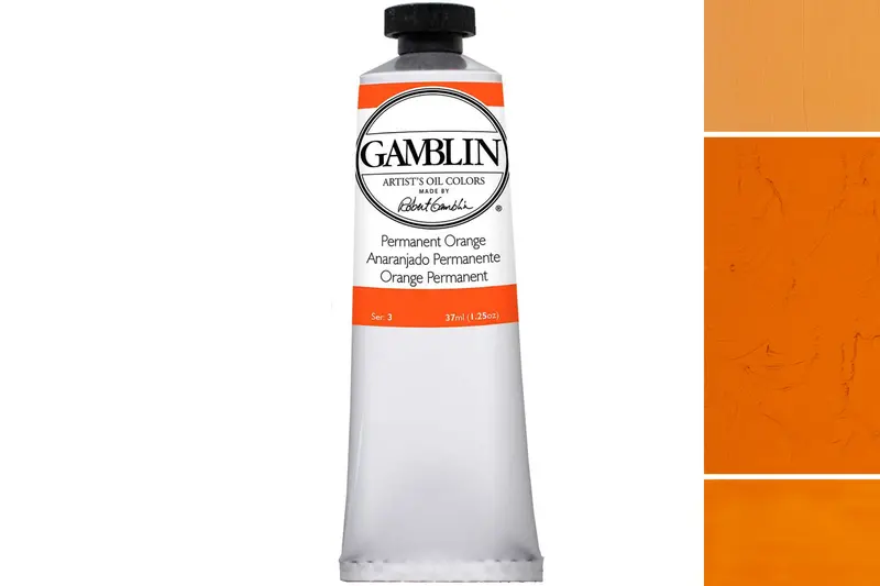 Gamblin Artist's Oil Colors, Permanent Orange 1