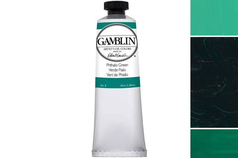 Gamblin Artist's Oil Colors, Phthalo Green 1