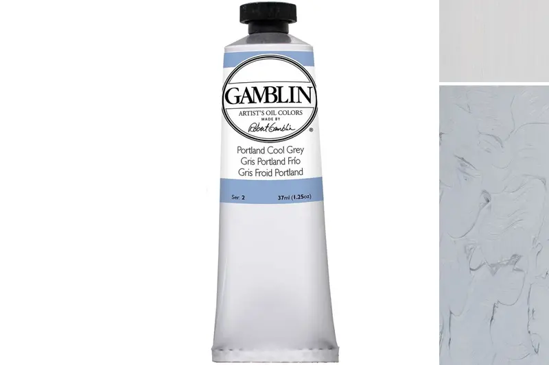 Gamblin Artist's Oil Colors, Portland Cool Grey 1