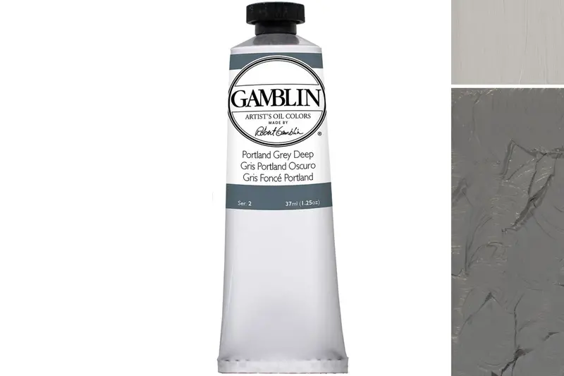 Gamblin Artist's Oil Colors, Portland Grey Deep 1
