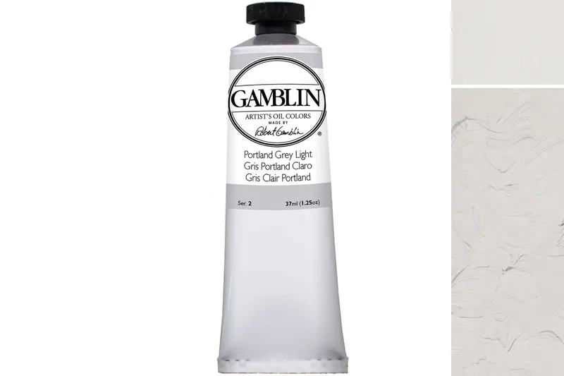Gamblin Artist's Oil Colors, Portland Grey Light 1