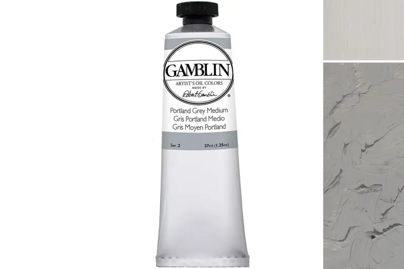 Gamblin Artist's Oil Colors, Portland Grey Medium 1