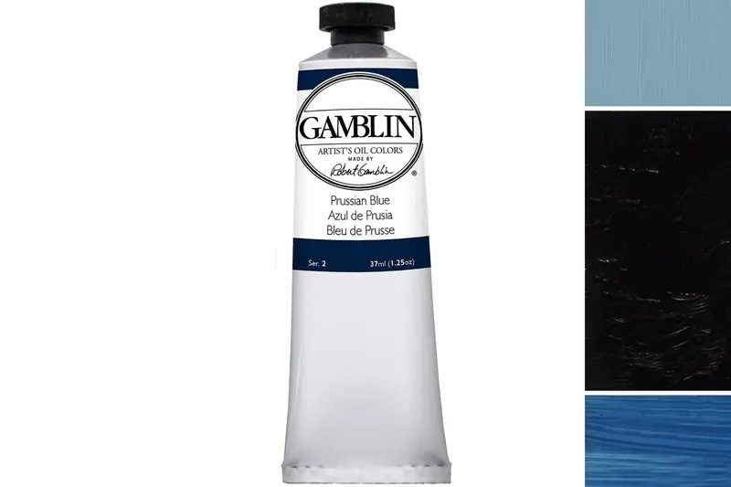 Gamblin Artist's Oil Colors, Prussian Blue 1