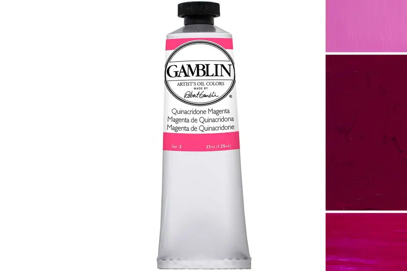 Gamblin Artist's Oil Colors, Quinacridone Magenta 1