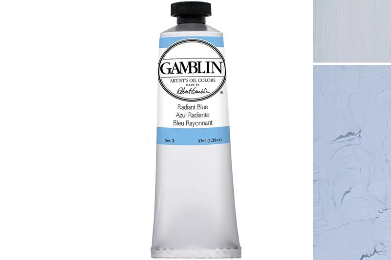 Gamblin Artist's Oil Colors, Radiant Blue 1