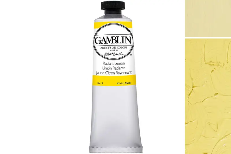 Gamblin Artist's Oil Colors, Radiant Lemon 1