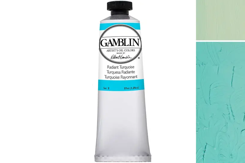 Gamblin Artist's Oil Colors, Radiant Turquoise 1