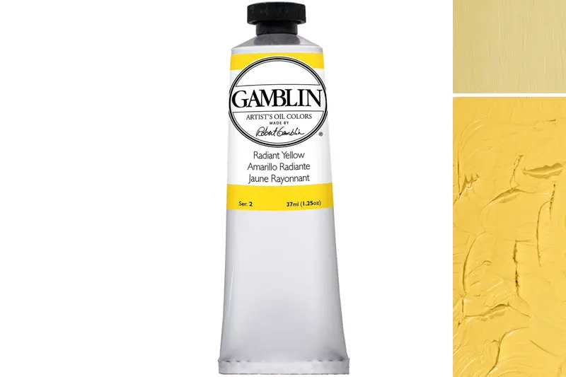 Gamblin Artist's Oil Colors, Radiant Yellow 1
