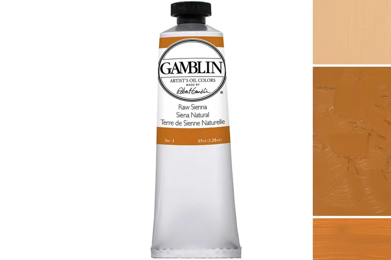Gamblin Artist's Oil Colors, Raw Sienna 1