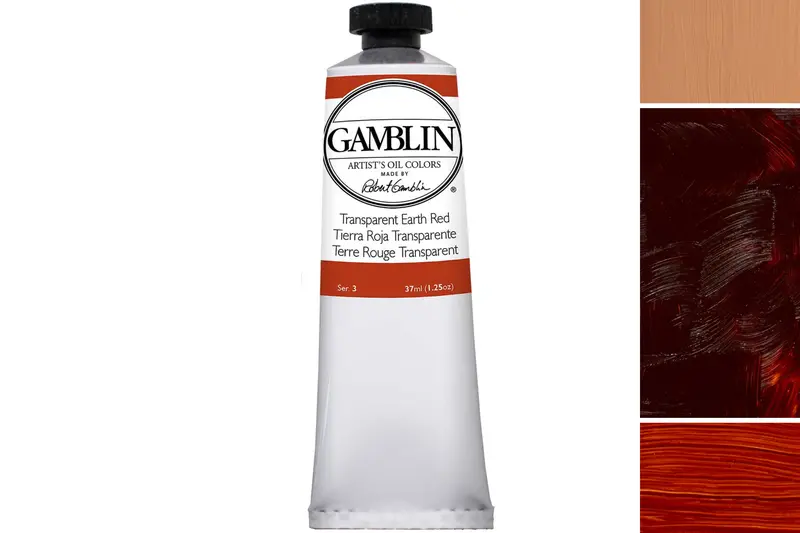 Gamblin Artist's Oil Colors, Transparent Earth Red 1