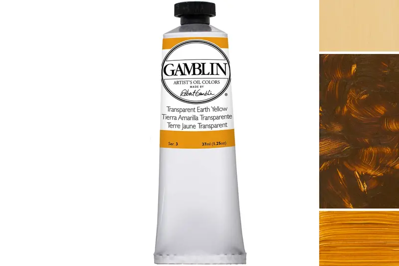 Gamblin Artist's Oil Colors, Transparent Earth Yellow 1
