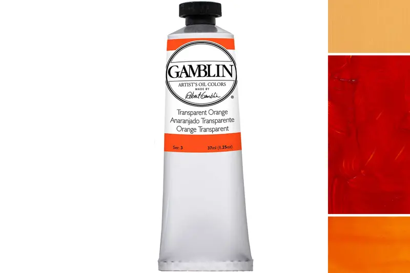 Gamblin Artist's Oil Colors, Transparent Orange 1