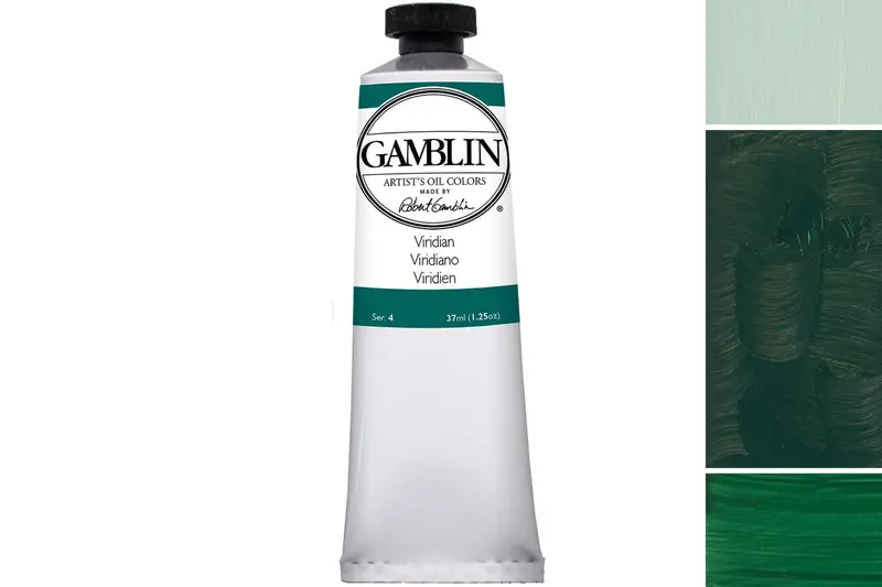 Gamblin Artist's Oil Colors, Viridian 1