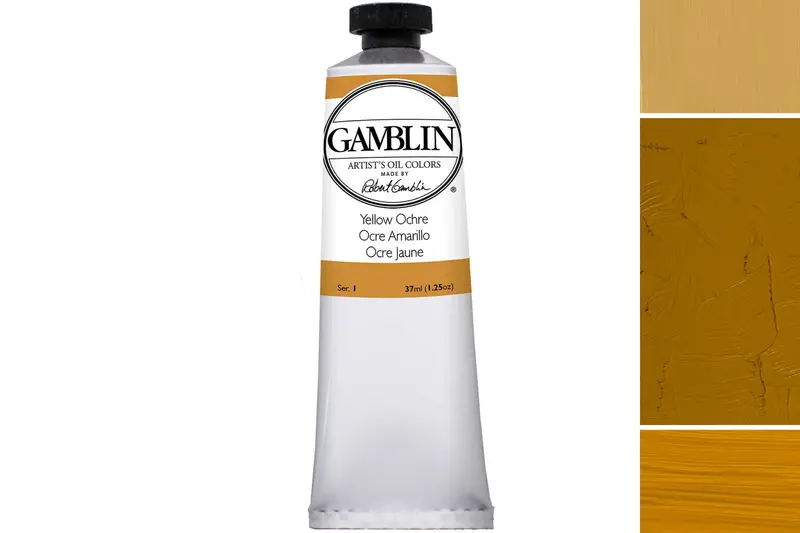 Gamblin Artist's Oil Colors, Yellow Ochre 1