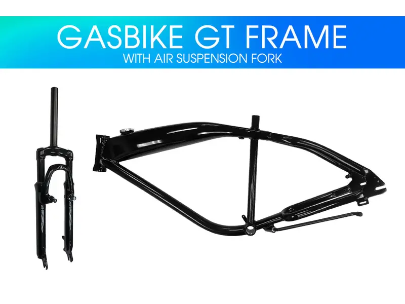 Gasbike Gt Aluminum Bike Frame With Air Suspension Fork 1