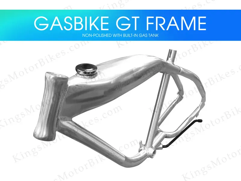 Gasbike Gt Aluminum Bike Frame With Built-In Gas Tank - Non-Polished 1