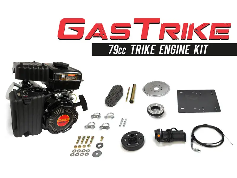 Gastrike 79Cc Trike Engine Kit Gas Motorized Bicycle 1