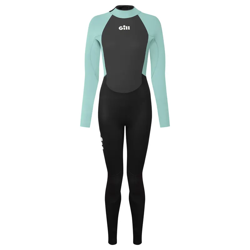 Gill Women’S Pursuit Wetsuit 4/3Mm Back Zip Eggshell/Black 1