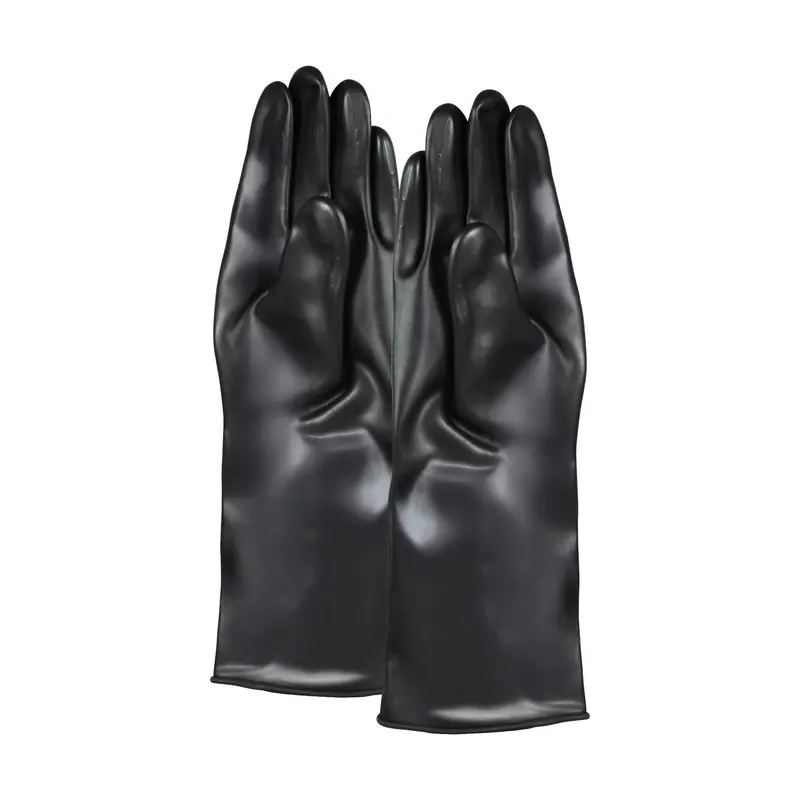 Gloves Rubber Ind 15In Black (Hfh8067) 1