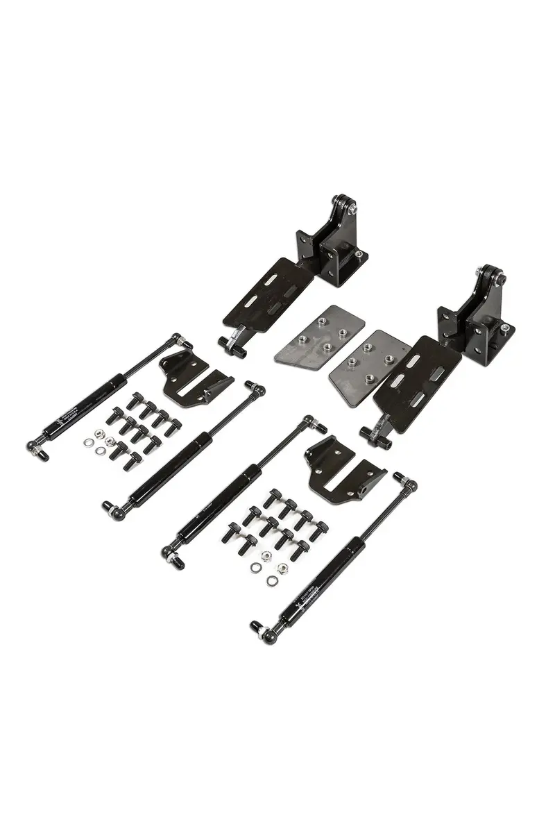 Gm C-10 1960-1966 Cowl Mounted Hood Hinges W/Gas Assist Struts 1