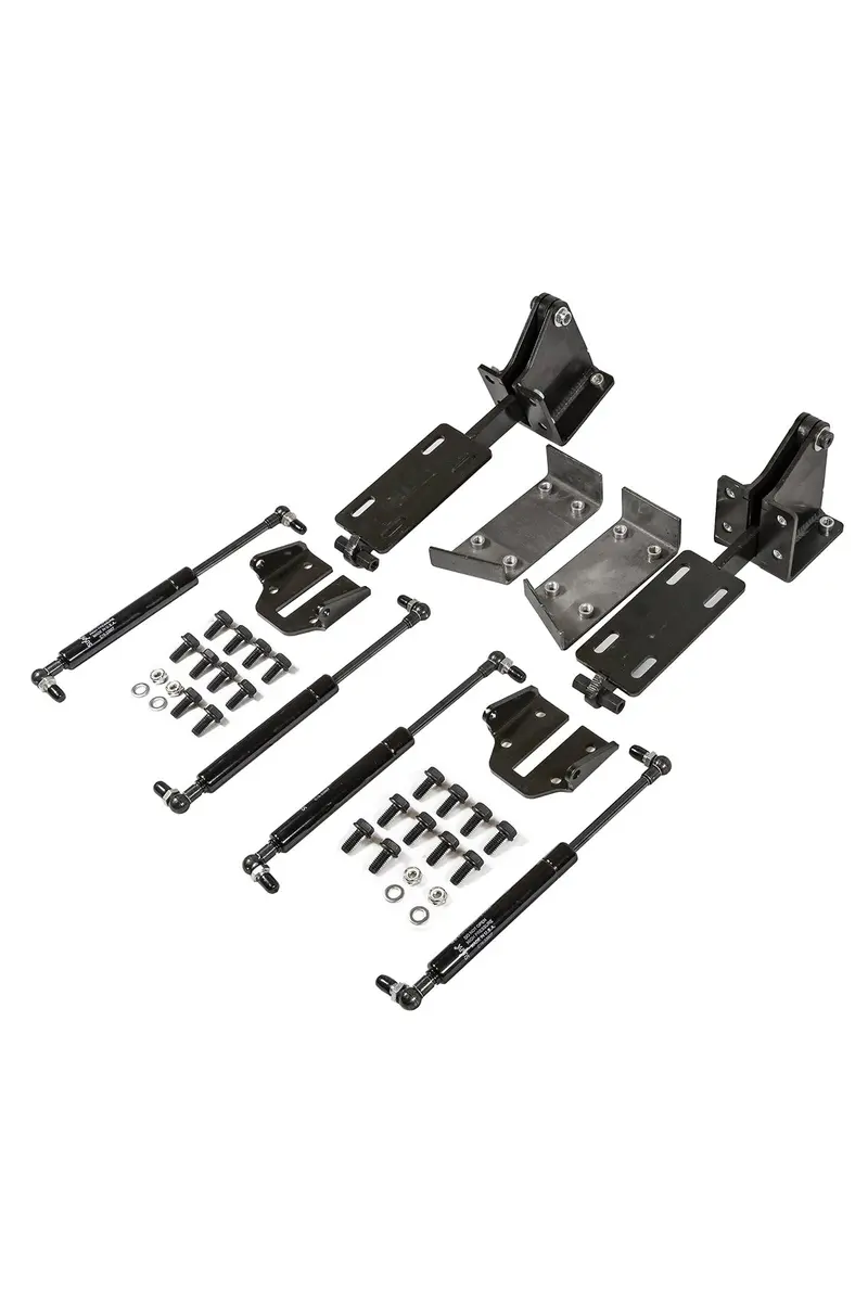 Gm C-10 1967-1972 Cowl Mounted Hood Hinges W/Gas Assist Struts 1